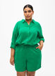 Kurze Hosen mit Taschen aus Baumwoll-Musselin, Jolly Green, Model image number 0