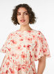 Kn&ouml;chellanges Kleid mit Fl&uuml;gel&auml;rmeln und Bindeg&uuml;rtel, Rot, Model image number 2