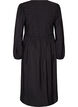 Midikleid aus Viskose mit Smock, Schwarz, Packshot image number 1