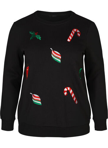 Weihnachtspullover, Black, Packshot image number 0