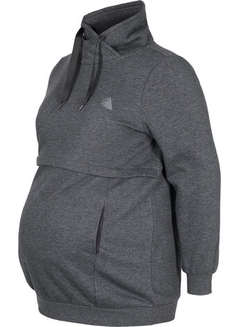 Schwangerschafts-Sweatshirt mit Stillfunktion