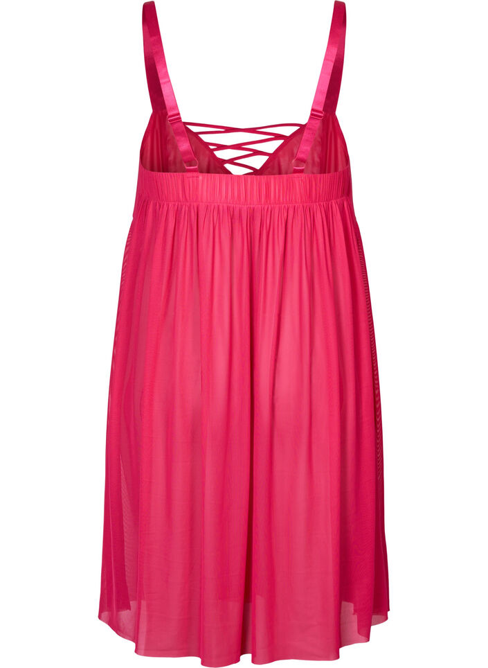 Mesh Nachthemd mit String-Details, Jazzy, Packshot image number 1