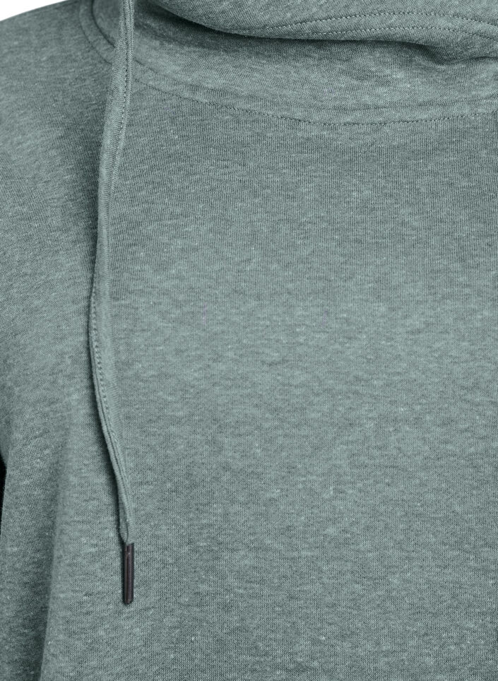 Sweatshirt mit hohem Kragen und Taschen, Gr&uuml;n, Packshot image number 2