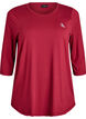 Trainingsshirt mit 3/4-&Auml;rmeln, Rot, Packshot image number 0