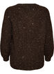 Cardigan mit Pailletten und Kn&ouml;pfen, Braun, Packshot image number 1
