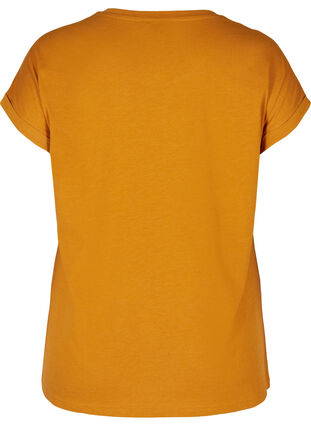 T-Shirt, Buckthorn Brown Mel., Packshot image number 1