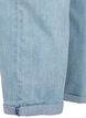 7/8-Jeans mit Umschlag und hoher Taille, Blau, Packshot image number 3