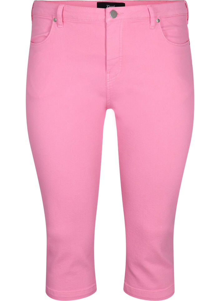 Eng anliegende Emily Capri Hose, Rosebloom, Packshot image number 0