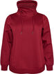 Sweatshirt mit Stehkragen und Taschen, Rot, Packshot image number 0