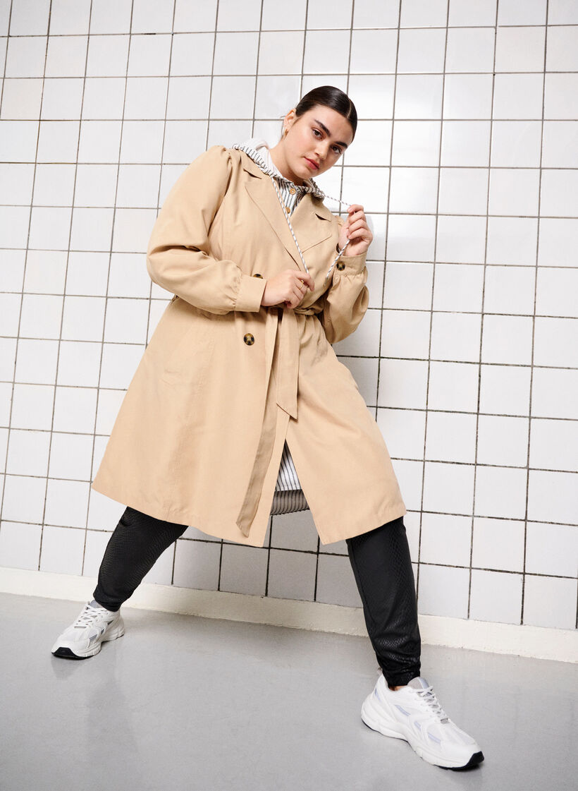 Trenchcoat mit Gürtel und Taschen, Nomad, Image image number 1