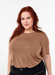 T-Shirt aus TENCEL™ Modal mit Rundhalsausschnitt, Braun, Model image number 0