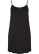Einfarbiges Unterkleid aus Viskose, Schwarz, Packshot image number 0