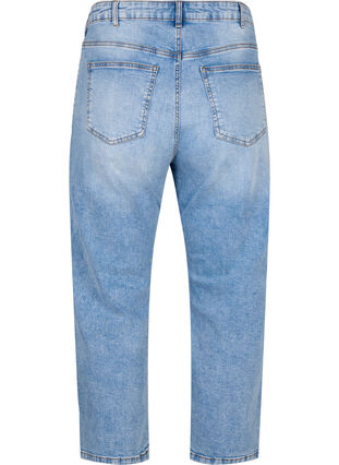 Gekürzte Vera-Jeans mit Destroyed-Details	, Blue Denim, Packshot image number 1