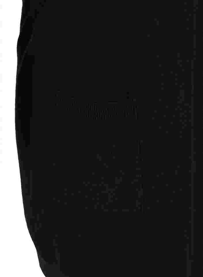 Lange Strickjacke aus einer Viskosemischung, Black, Packshot image number 3