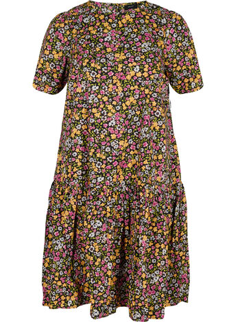 Kleid mit Blumenprint aus Bio-Baumwolle