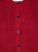 Rippenstrick Strickjacke mit Kn&ouml;pfen, Rot, Packshot image number 2