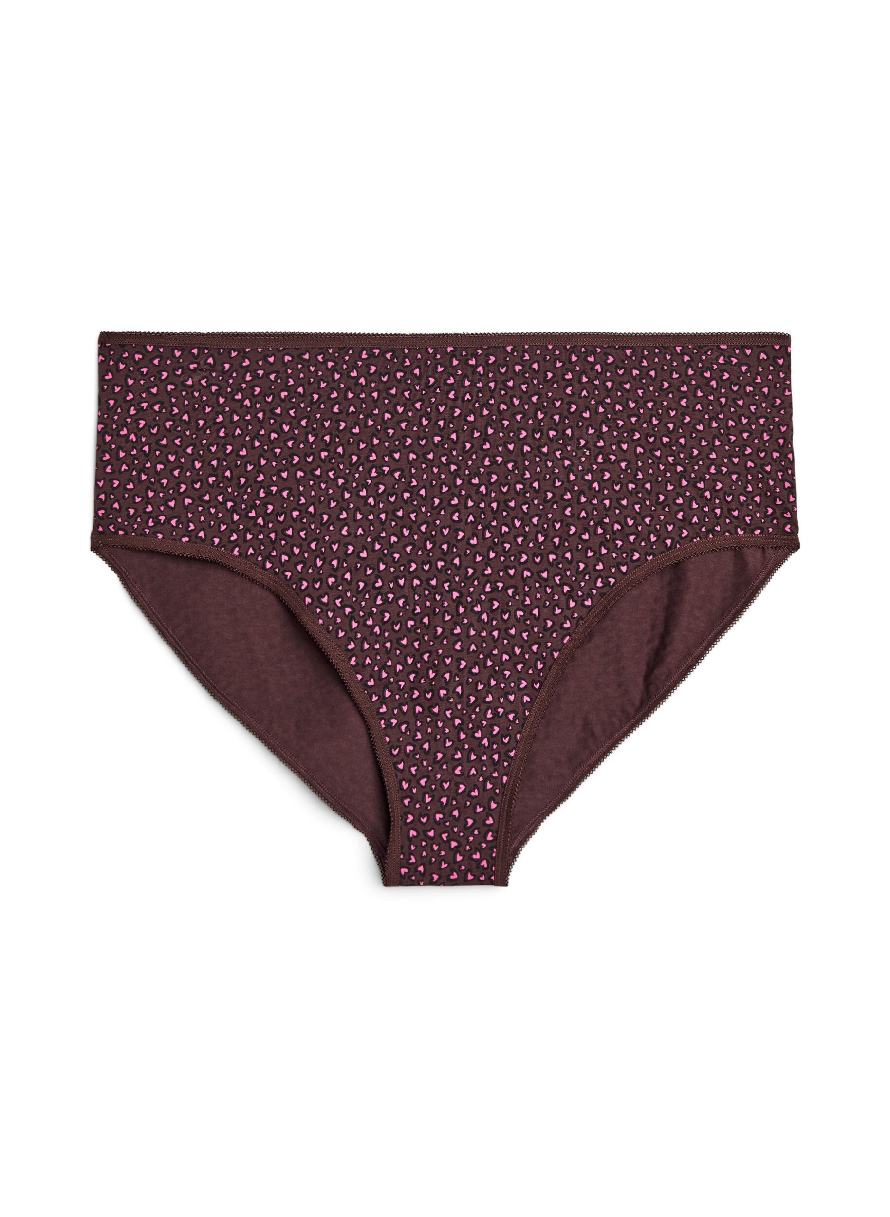Zizzi7er-Pack Slips mit normaler Taillenh&ouml;he, Pink, Packshot image number 3
