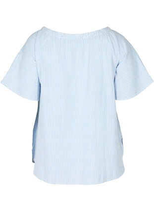 Gestreifte Bluse aus 100% Baumwolle, Skyway Stripe, Packshot image number 1