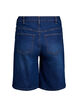 Locker sitzende Jeansshorts mit hoher Taille, Blau, Packshot image number 1