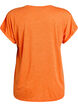 Lockeres Trainingstop mit kurzen &Auml;rmeln, Orange, Packshot image number 1