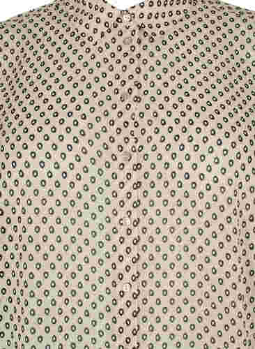 FLASH - Langärmeliges Hemd mit Punkten, Off White Dot , Packshot image number 2