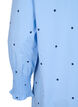 Kleid mit Polka Dots und langen Ärmeln, Blau, Packshot image number 3