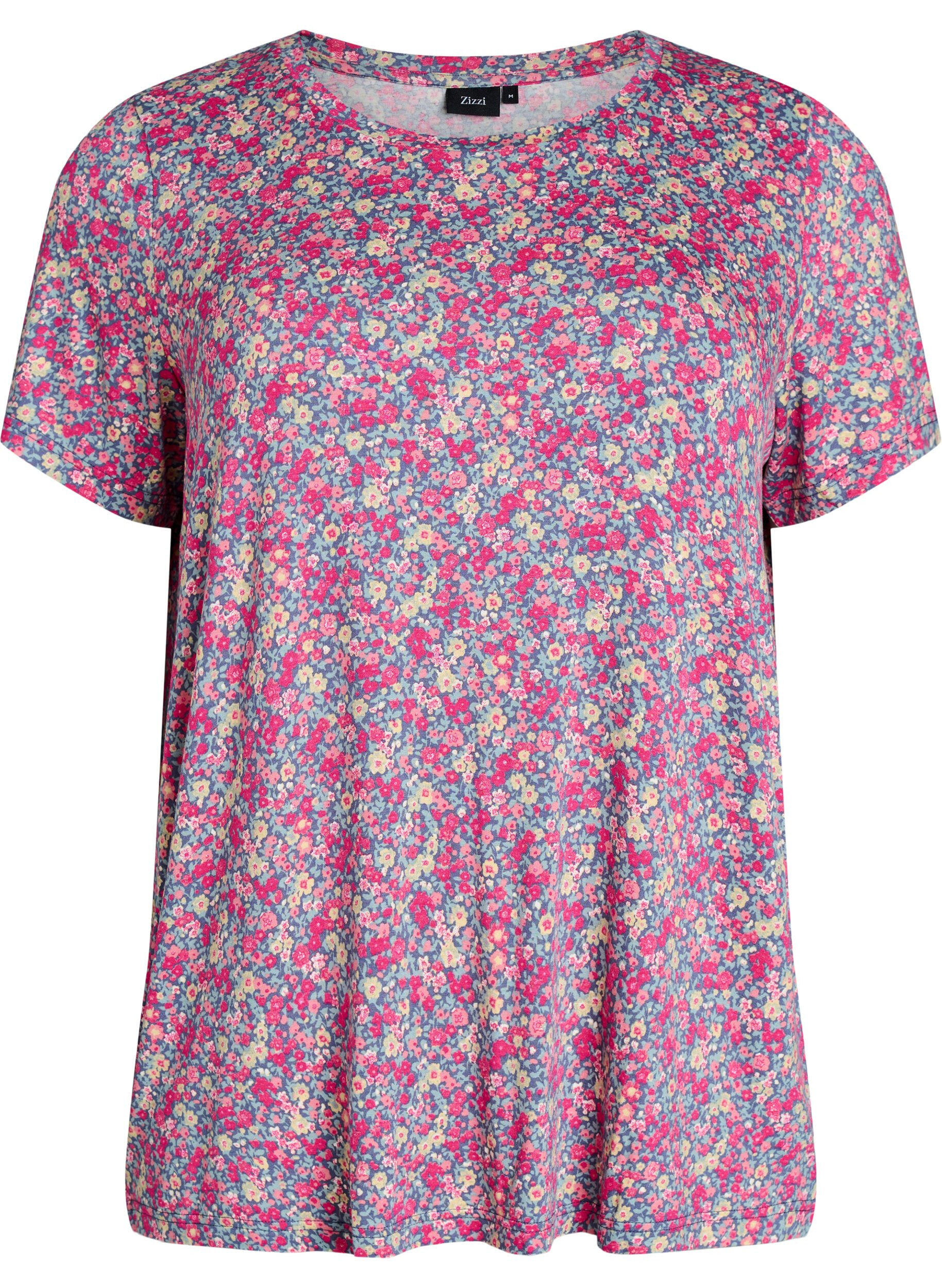 T-Shirt mit floralem Print