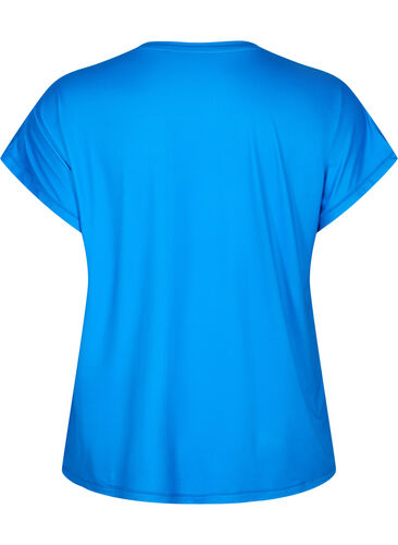Kurzärmeliges Trainings-T-Shirt, Brilliant Blue, Packshot image number 1