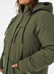 Wasserabweisender Parka mit Kapuze und funktionalen Details, Gr&uuml;n, Model image number 3