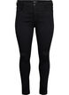 Super Slim Amy Jeans mit aufgestickten Details, Black, Packshot image number 0