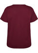 T-Shirt mit Knopfleiste, Dunkles Bordeaux, Packshot image number 1