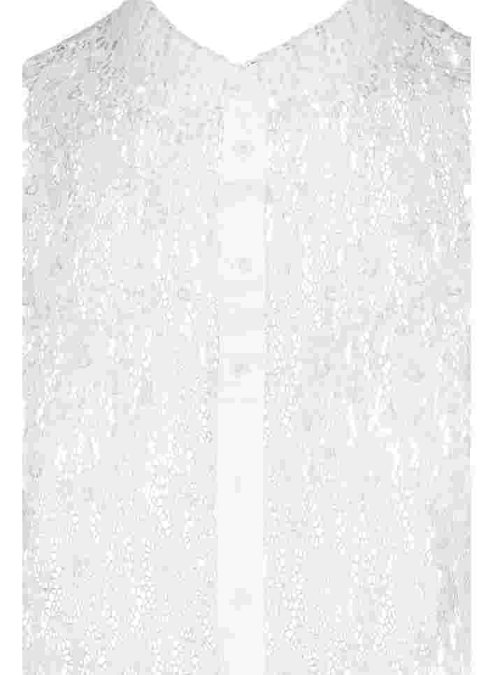Hemdkragen mit Spitze, Bright White, Packshot image number 2