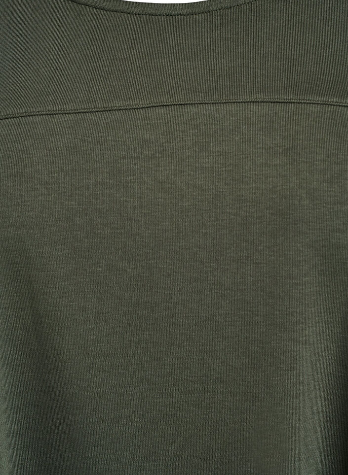 Jerseykleid mit kurzen &Auml;rmeln und Taschen, Gr&uuml;n, Packshot image number 2