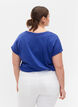 Kurz&auml;rmeliges T-Shirt aus einer Baumwollmischung, Blau, Model image number 2