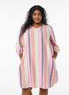 Kleid aus Leinen und Viskose mit 3/4-&Auml;rmeln, Gelb, Model image number 0
