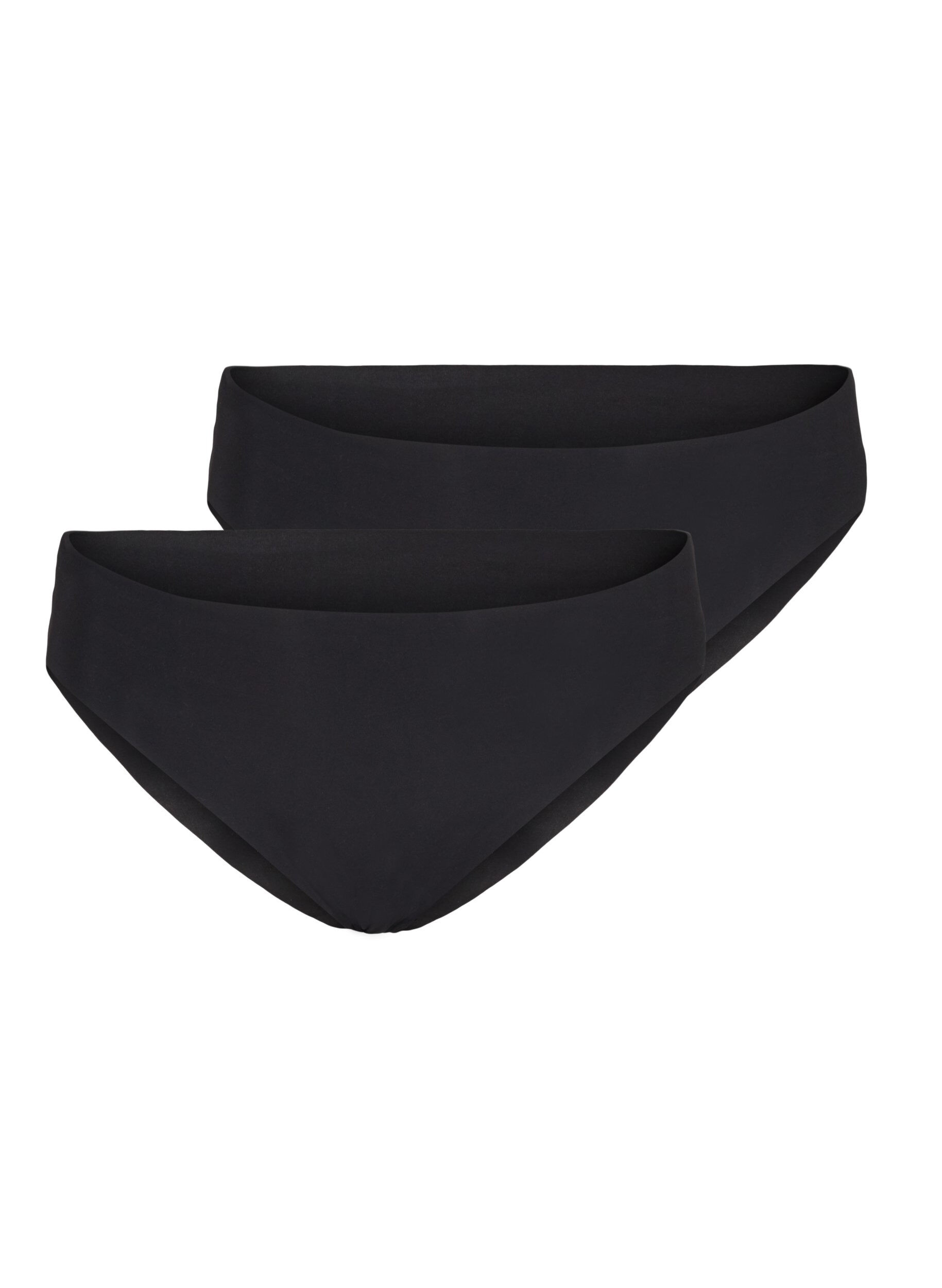 Zizzi 2er-Pack invisible Slip, Black, Packshot image number 0