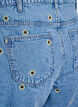 Denim-Shorts mit aufgestickten Blumen, Blau, Packshot image number 3