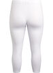 Basic 3/4-Leggings aus Viskose, Wei&szlig;, Packshot image number 1