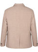 Melierter Blazer mit Schlitz, Pumice Stone Mel., Packshot image number 1
