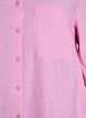 Bluse aus Leinen und Viskose mit 3/4-&Auml;rmeln, Pink, Packshot image number 2