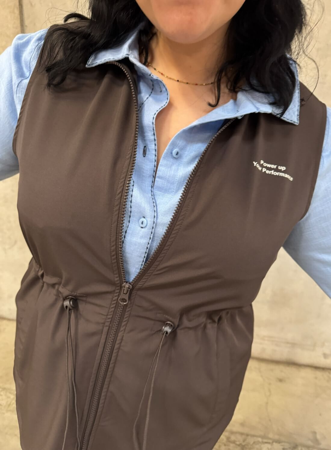 Zizzi Braune und blaue Nuancen, , Model