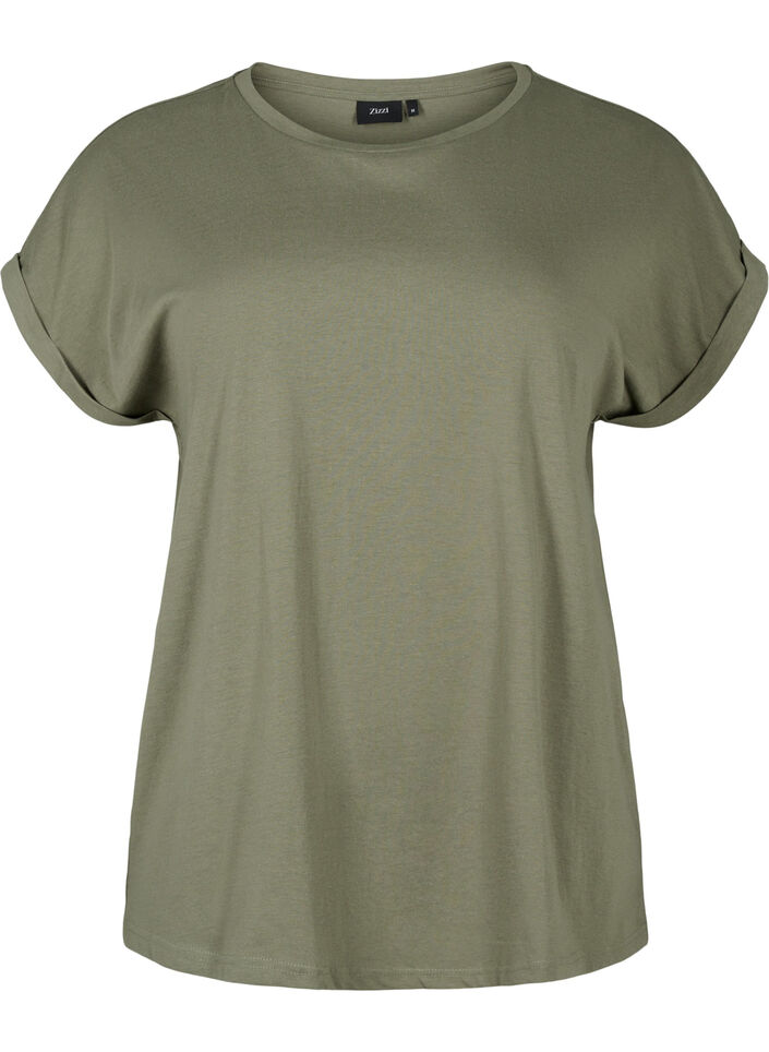 2er-Pack kurz&auml;rmlige T-Shirts, Gr&uuml;n, Packshot image number 2