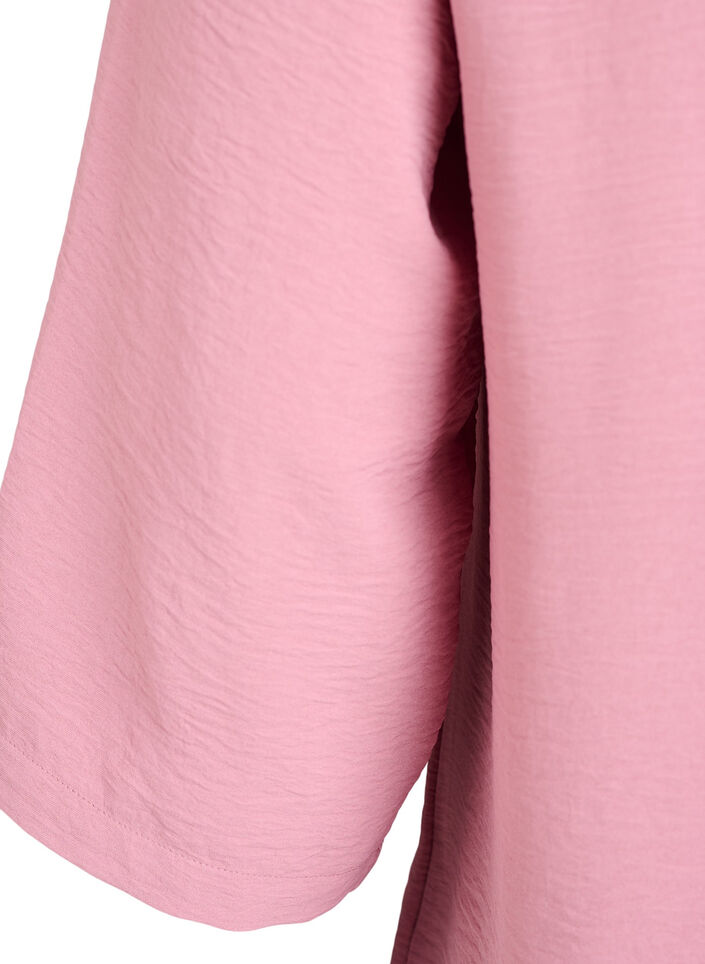 Bluse mit 3/4-&Auml;rmeln, Rot, Packshot image number 3