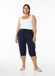 Capri-Hose aus Baumwolle, Blau, Model image number 0