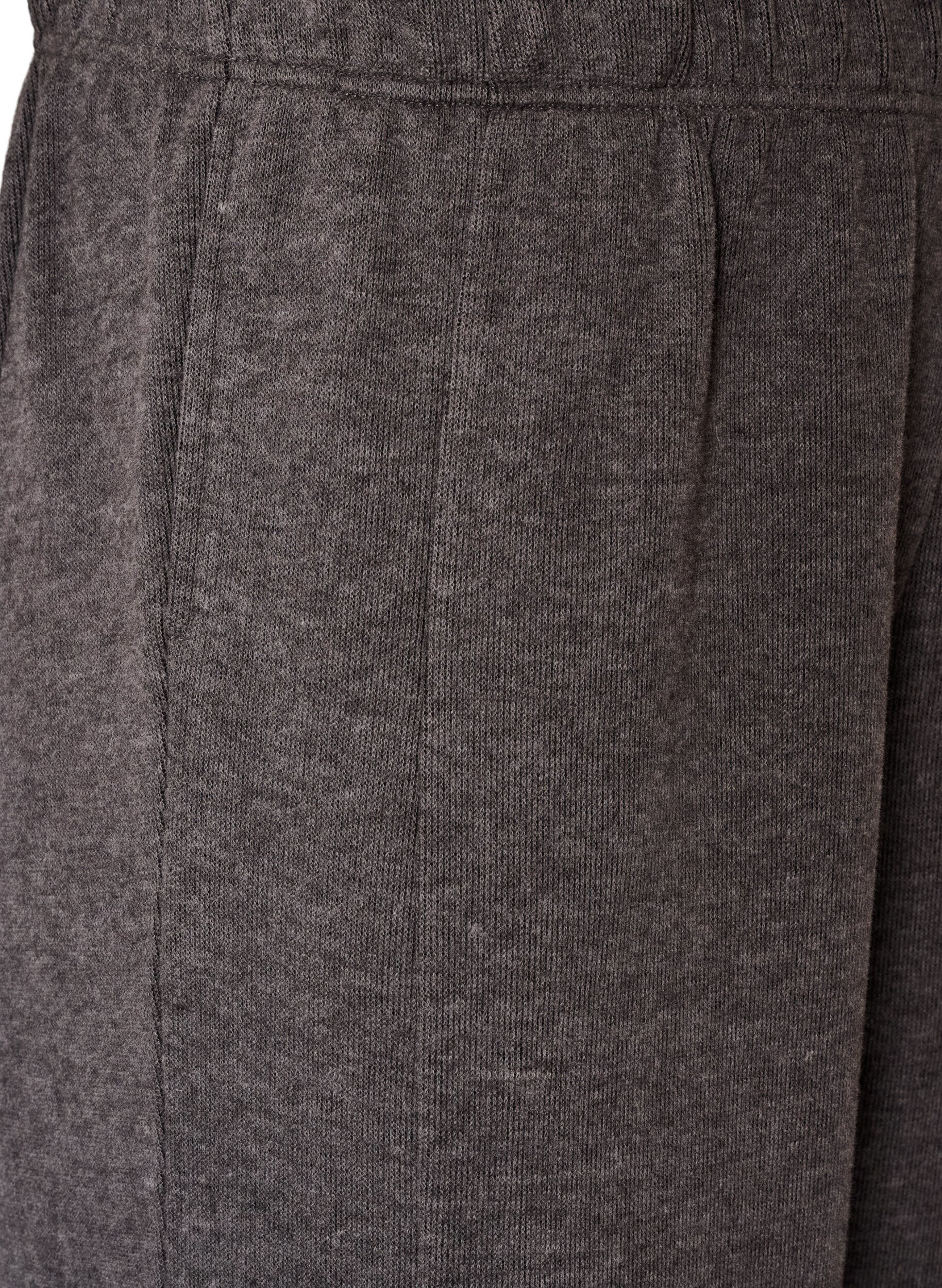 ZizziHose aus Jersey mit Barrel Fit und hoher Taille, Grau, Packshot image number 2
