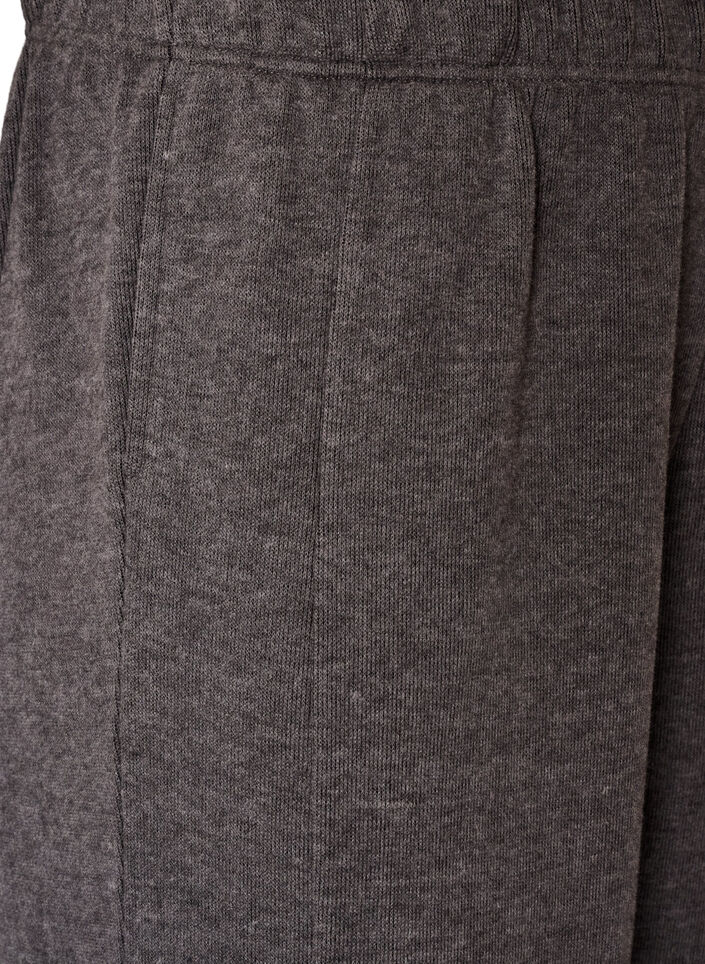 Hose aus Jersey mit Barrel Fit und hoher Taille, Grau, Packshot image number 2