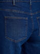Locker sitzende Jeansshorts mit hoher Taille, Blau, Packshot image number 3