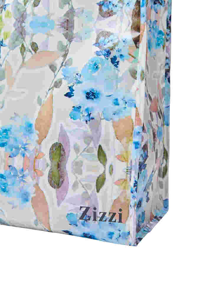 Einkaufstasche mit Reißverschluss, Humus Flower AOP, Packshot image number 2