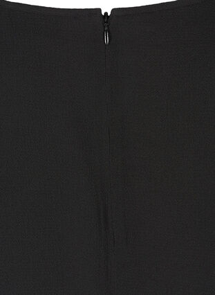 Blusenshirt mit kurzen Ärmeln, Black, Packshot image number 3