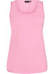 Einfarbiges Basic Top aus Baumwolle, Pink, Packshot image number 0